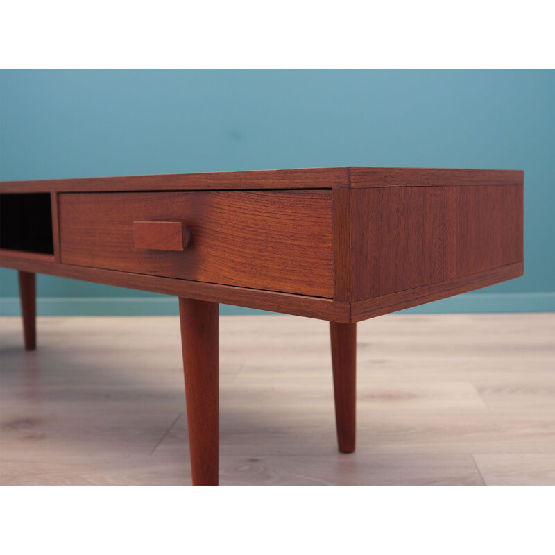 Teak vintage lowboard, Denmark 1960s