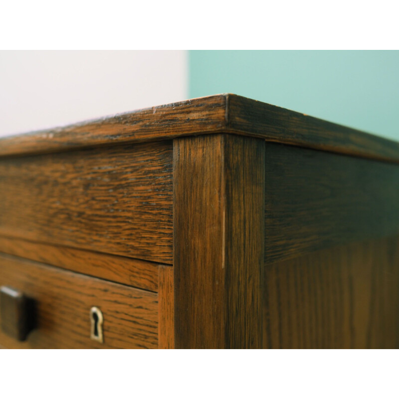 Walnut vintage Danish desk by Domino Møbler, 1960s