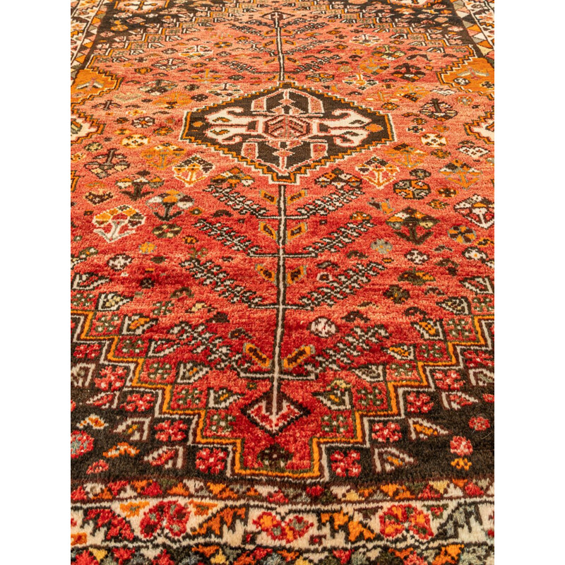 Vintage Bachtiar virgin wool rug, Iran 1960s