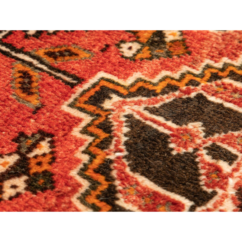 Vintage Bachtiar virgin wool rug, Iran 1960s