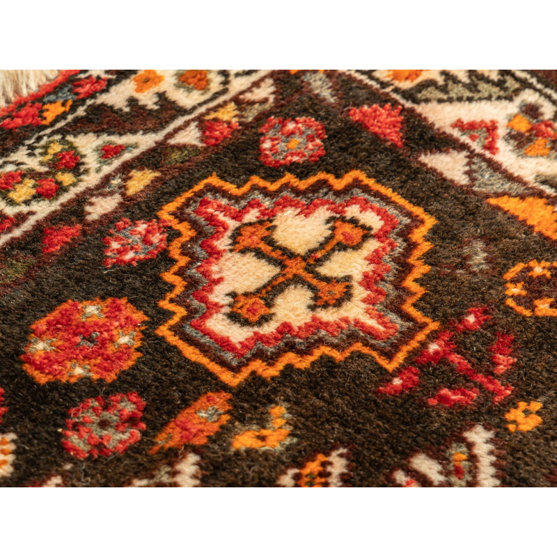 Vintage Bachtiar virgin wool rug, Iran 1960s