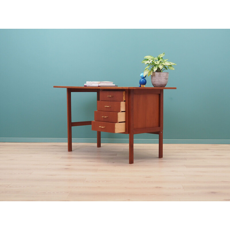 Teak vintage desk, Denmark 1970s