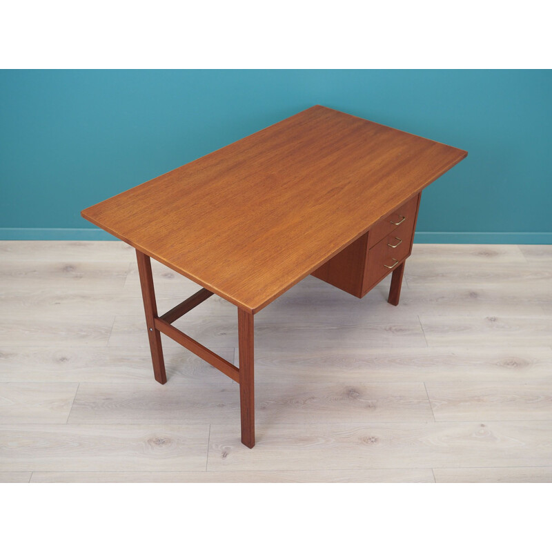 Teak vintage desk, Denmark 1970s