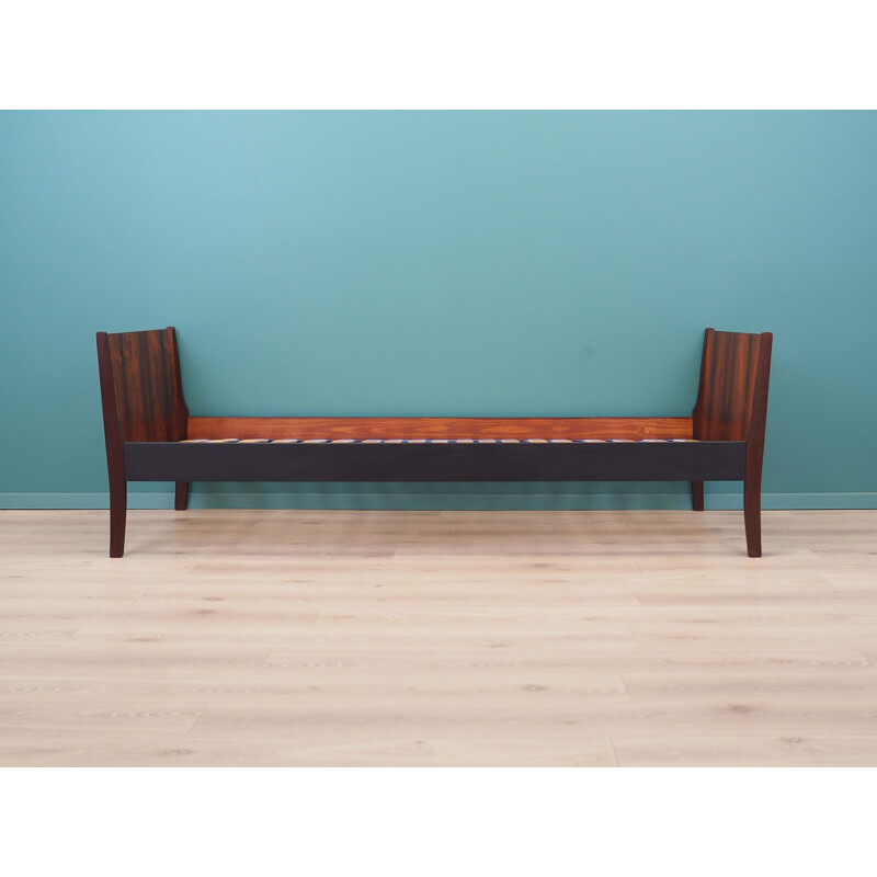 Rosewood vintage bed, Denmark 1970s