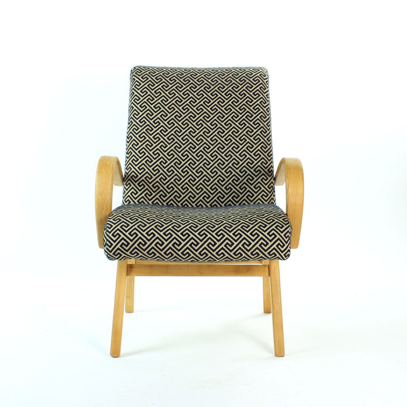 Mid century armchair by Ton, Czechoslovakia 1960