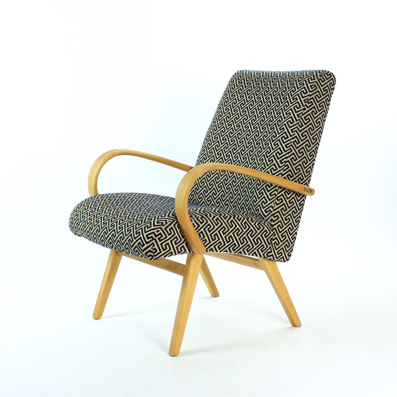 Mid century armchair by Ton, Czechoslovakia 1960