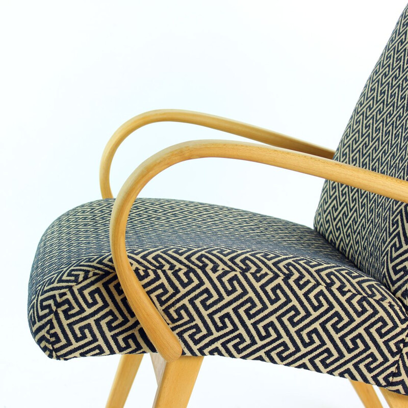 Mid century armchair by Ton, Czechoslovakia 1960