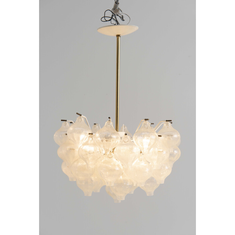 Vintage "Tulipan" chandelier by T. J. Kalmar, Austria 1960s