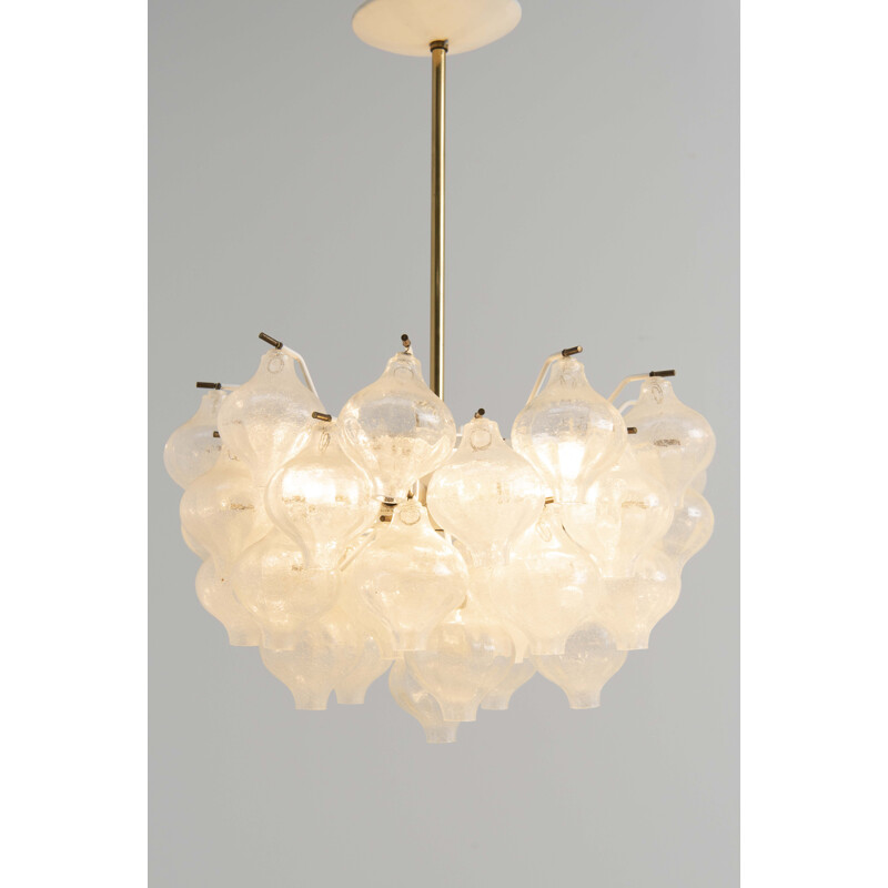 Vintage "Tulipan" chandelier by T. J. Kalmar, Austria 1960s