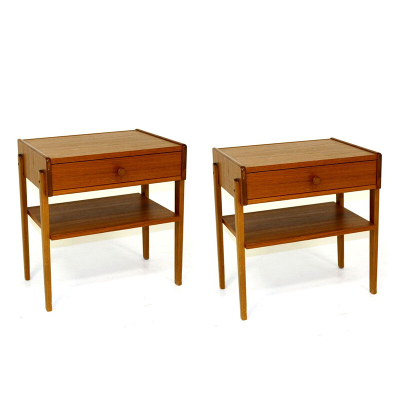 Vintage teak night stand, Sweden 1960