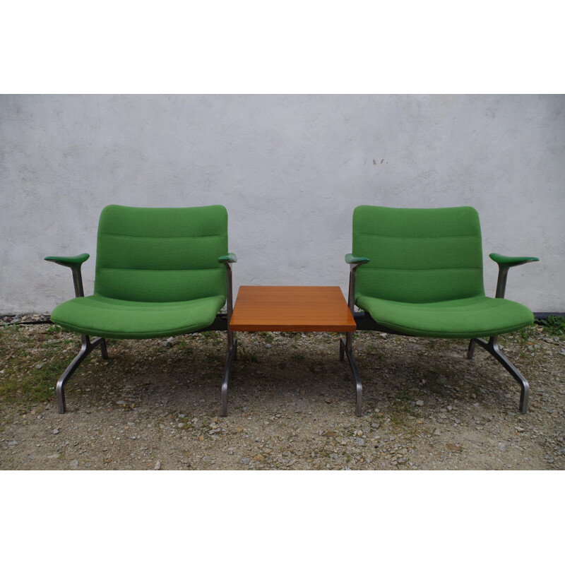 Pair of vintage 8000 armchairs by Jørgen Kastholm for Kusch + Co