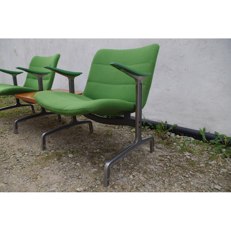 Pair of vintage 8000 armchairs by Jørgen Kastholm for Kusch + Co