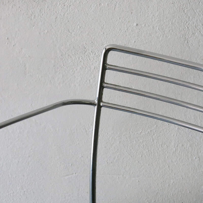 Piccolo vintage chair in black lacquered metal by Pascal Mourgue for Fermob, 1990