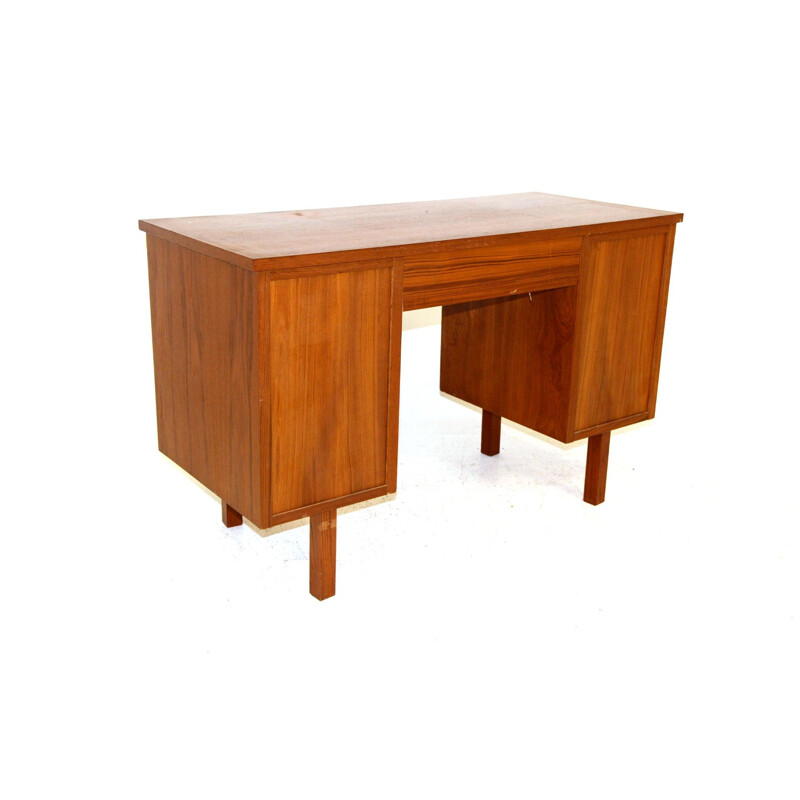 Vintage teak desk, Sweden 1950