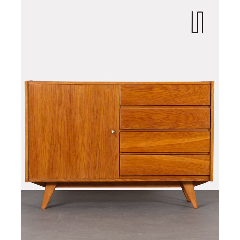 Vintage chest of drawers model U-458 by Jiroutek for Interier Praha, 1960s