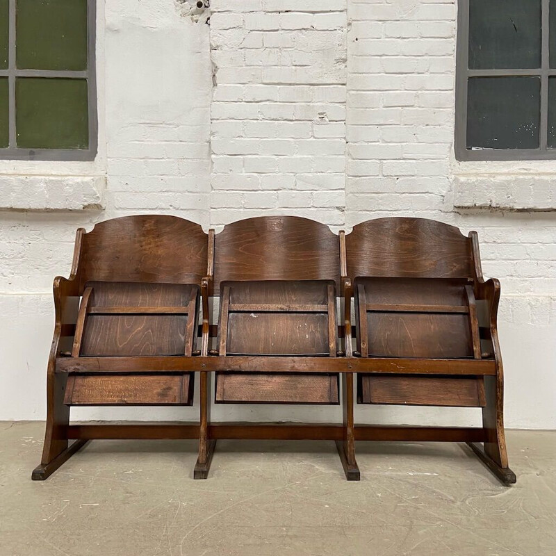 Mid century cinema bench, 1930s