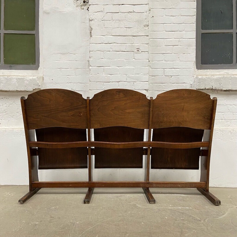 Mid century cinema bench, 1930s