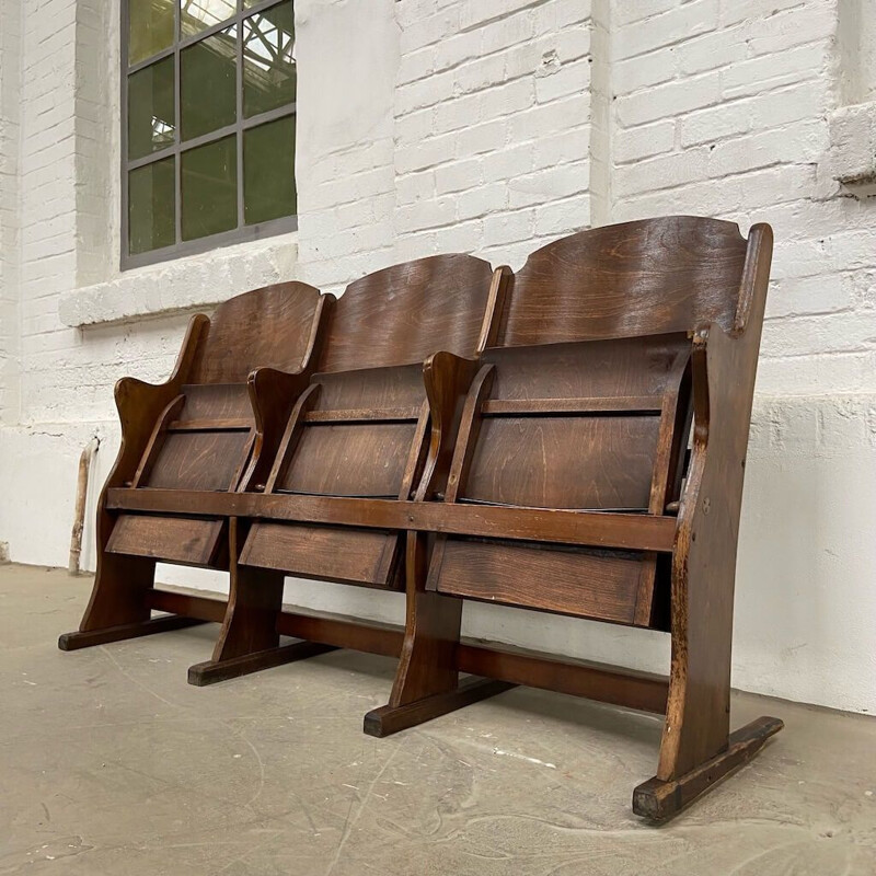 Mid century cinema bench, 1930s