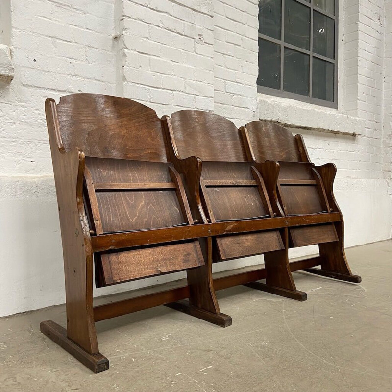 Mid century cinema bench, 1930s