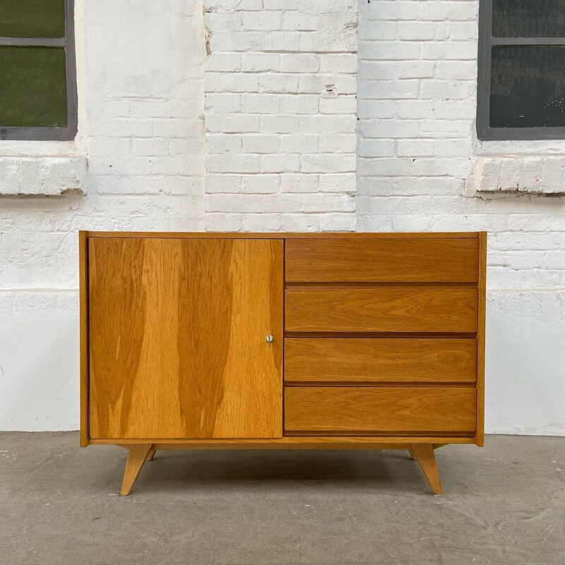 Mid century chest of drawers U-458 by J.Jiroutek for Interiér Praha, 1960s