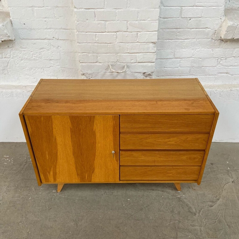 Mid century chest of drawers U-458 by J.Jiroutek for Interiér Praha, 1960s