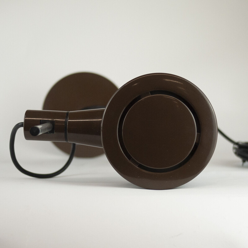 Mid century table lamp in brown by Peter Nelson & Ronald Holmes, 1960s