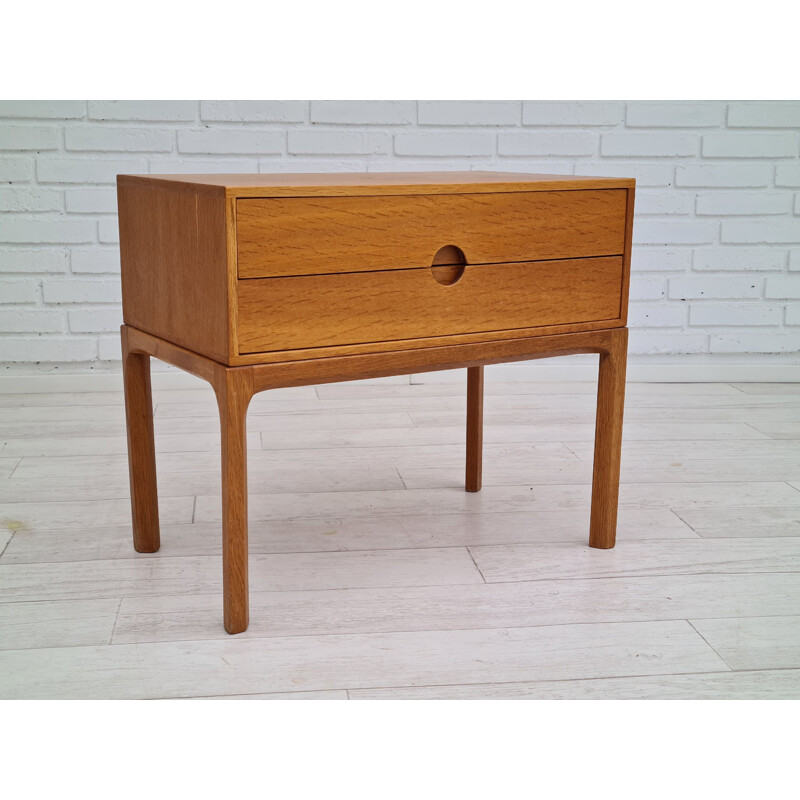 Mid century Danish oakwood chest of drawers by Kai Kristiansen, 1970s