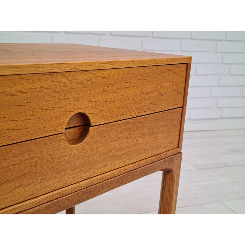Mid century Danish oakwood chest of drawers by Kai Kristiansen, 1970s