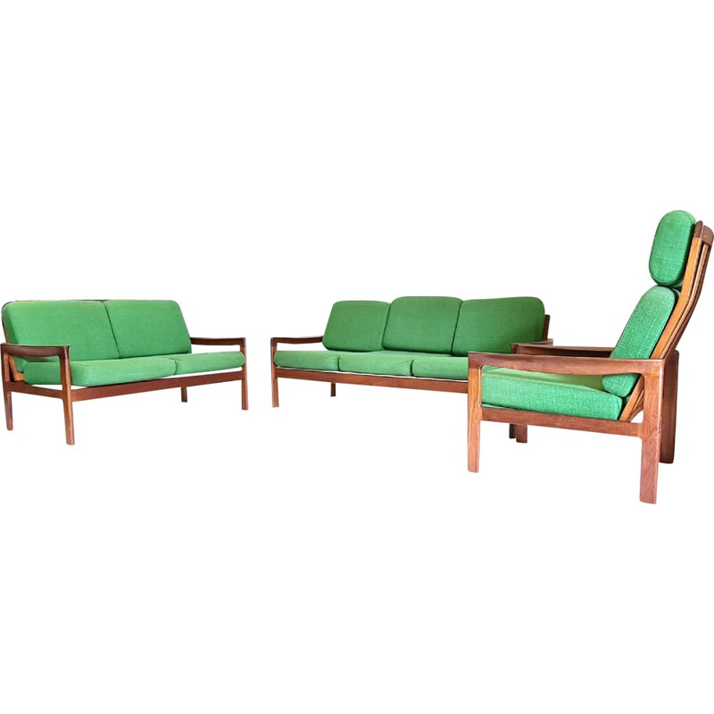 Vintage living room set by Arne Wahl Iversen for Comfort, Denmark 1960s