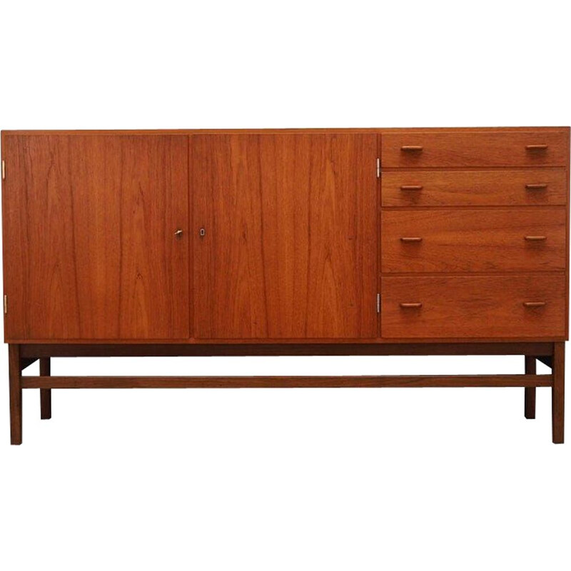 Vintage teak highboard, 1960-1970