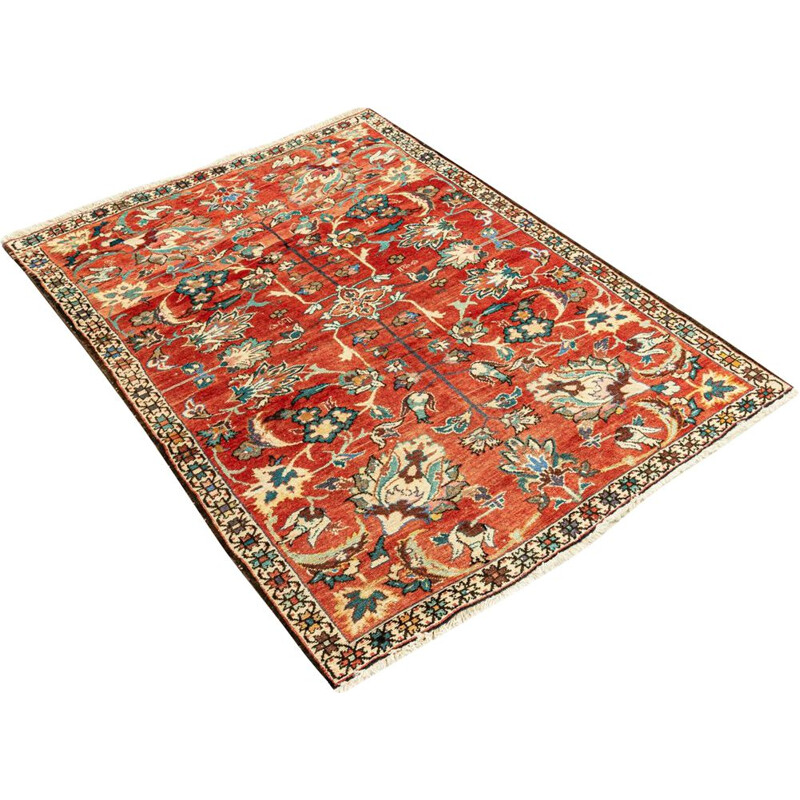 Tapis vintage en laine vierge Bachtiar, Iran 1960