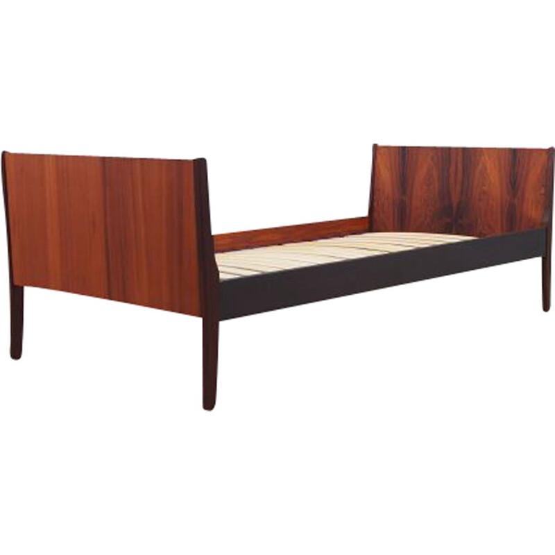 Rosewood vintage bed, Denmark 1970s