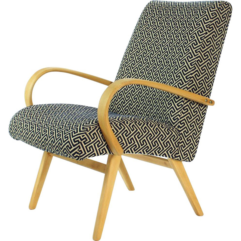 Mid century armchair by Ton, Czechoslovakia 1960