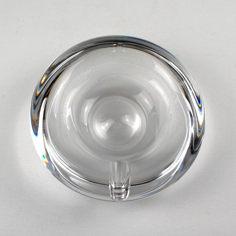 Mid century glass ashtray by Peill and Putzler, 1970s