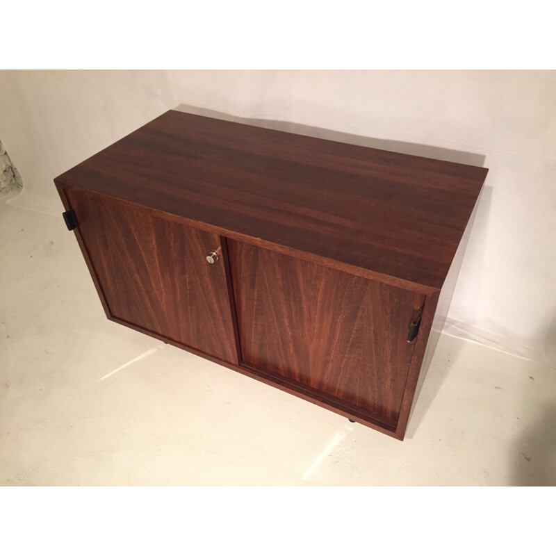 Vintage sideboard in walnut, Florence KNOLL - 1970s