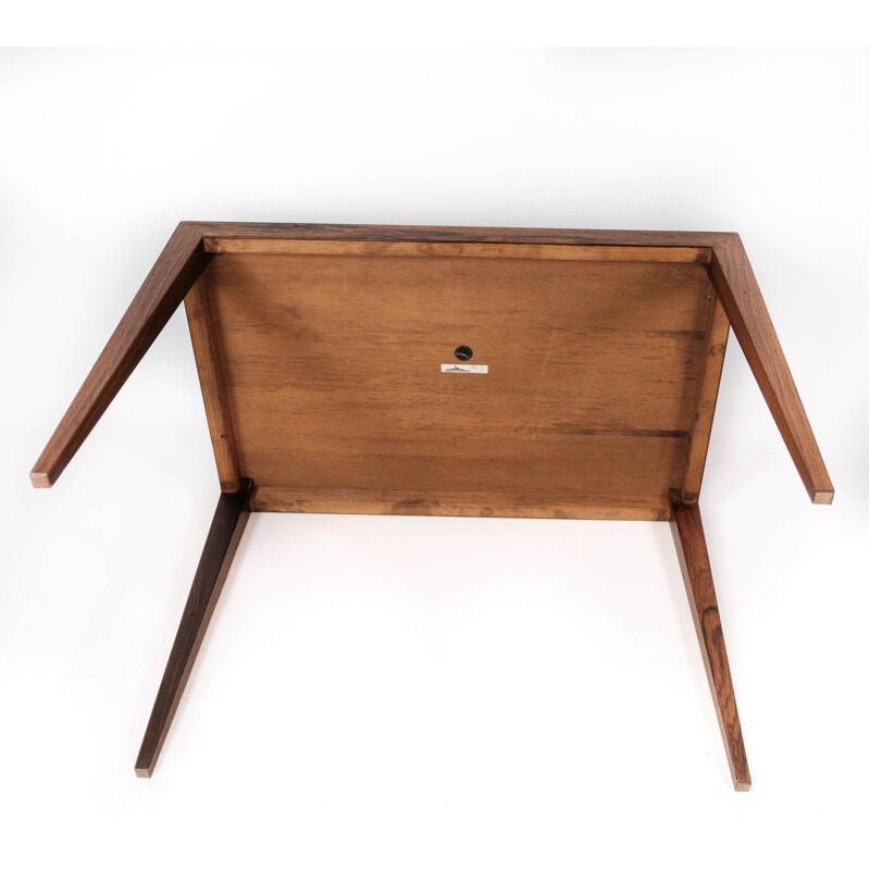 Vintage-Beistelltisch aus Palisanderholz von Severin Hansen für Haslev Furniture, 1960