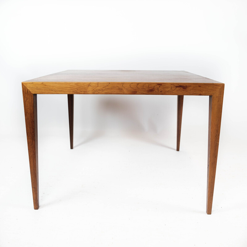 Vintage rosewood coffee table by Severin Hansen for Haslev Furniture, 1960