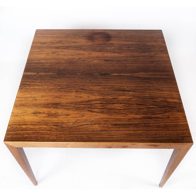 Vintage rosewood coffee table by Severin Hansen for Haslev Furniture, 1960