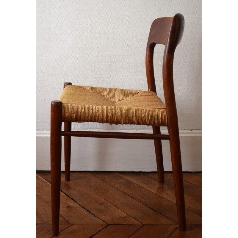 Pair of chairs "75" in teak, Niels Otto MOLLER - 1960s