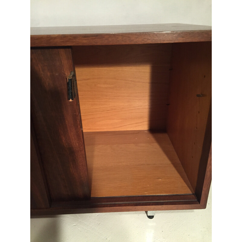 Vintage sideboard in walnut, Florence KNOLL - 1970s