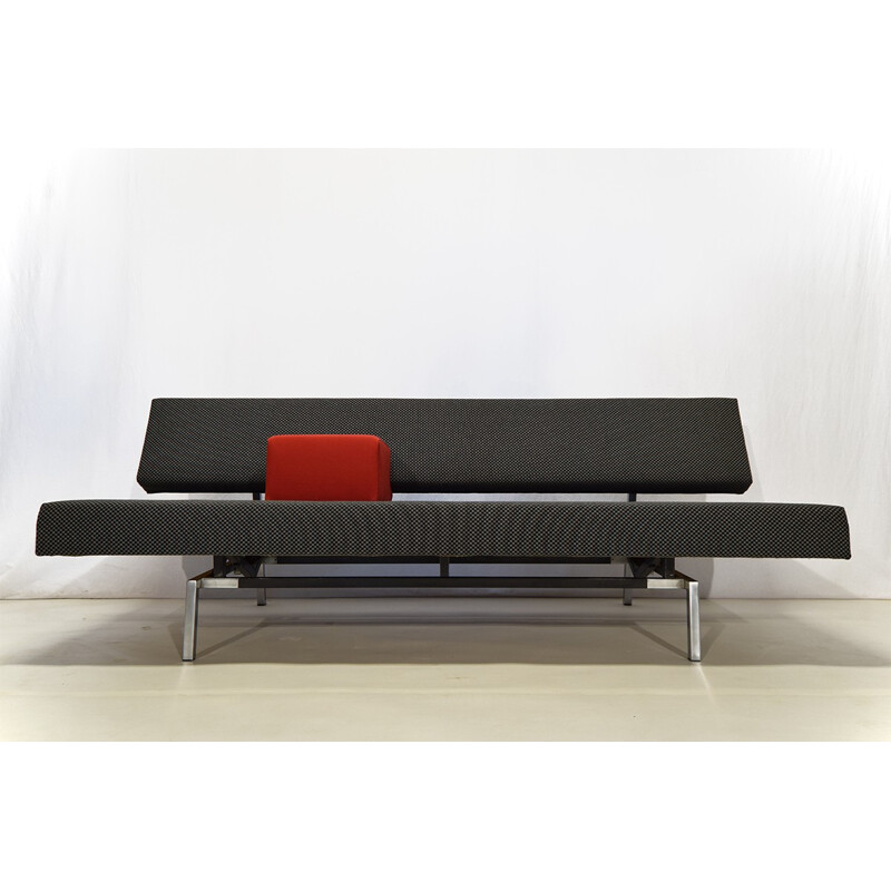 Daybed "BR02" en tissu noir et blanc, Martin VISSER - 1960