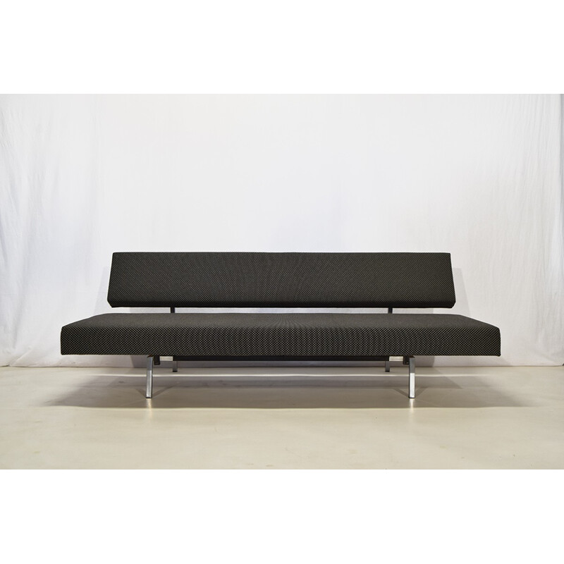 "BR02" daybed in black and white fabric, Martin VISSER - 1960s