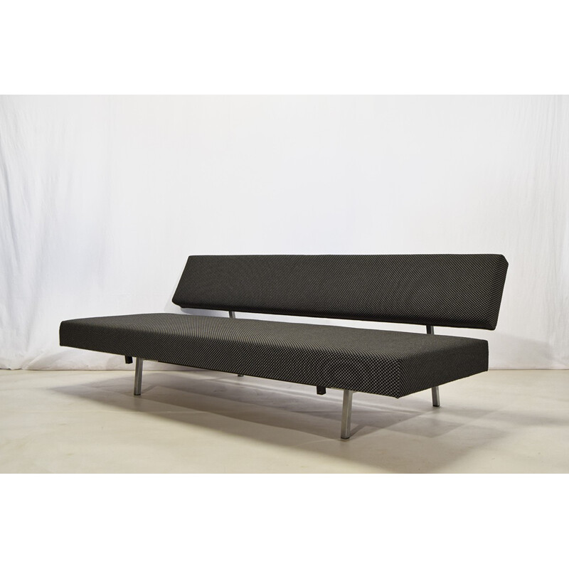 "BR02" daybed in black and white fabric, Martin VISSER - 1960s
