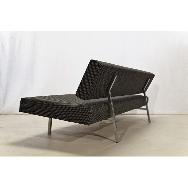 "BR02" daybed in black and white fabric, Martin VISSER - 1960s