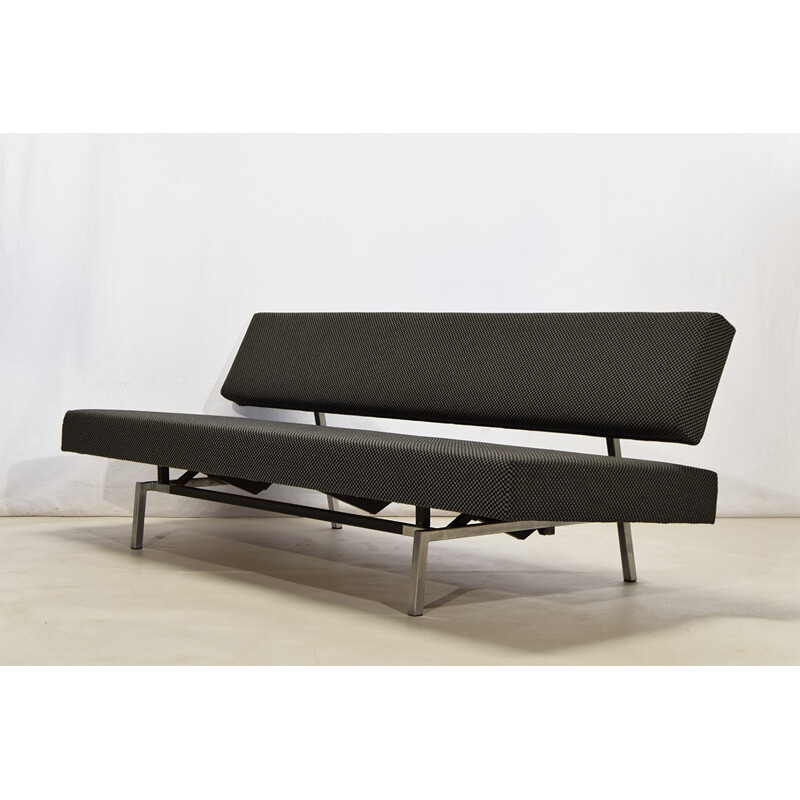 "BR02" daybed in black and white fabric, Martin VISSER - 1960s