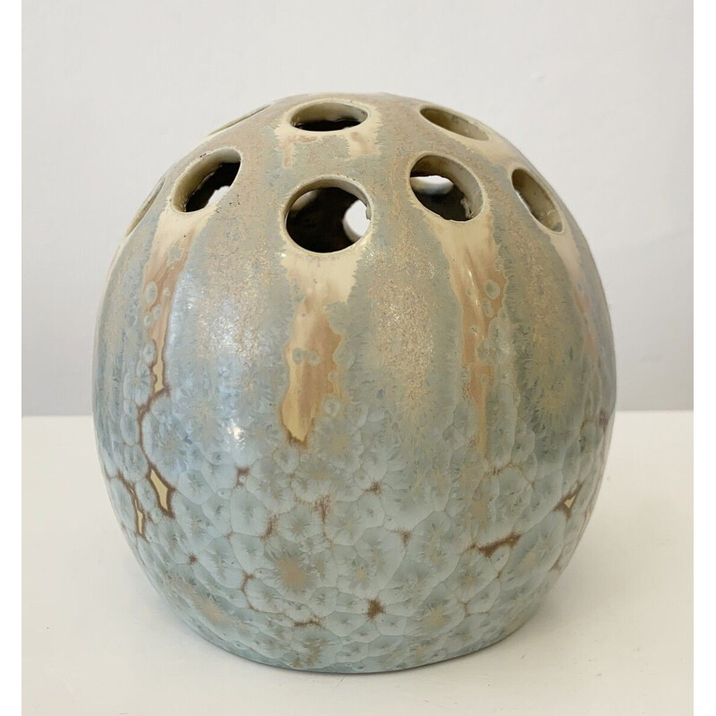 Vintage ceramic soliflore, France 1958