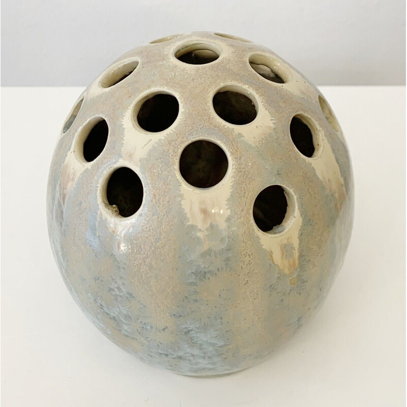 Vintage ceramic soliflore, France 1958