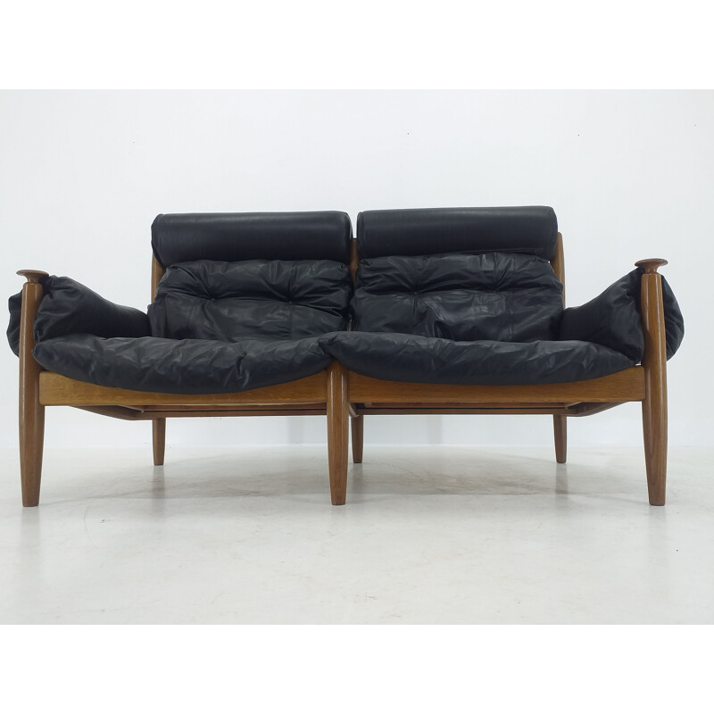 Canapé vintage en cuir de Sergio Rodrigues pour Profilia Werke, 1960