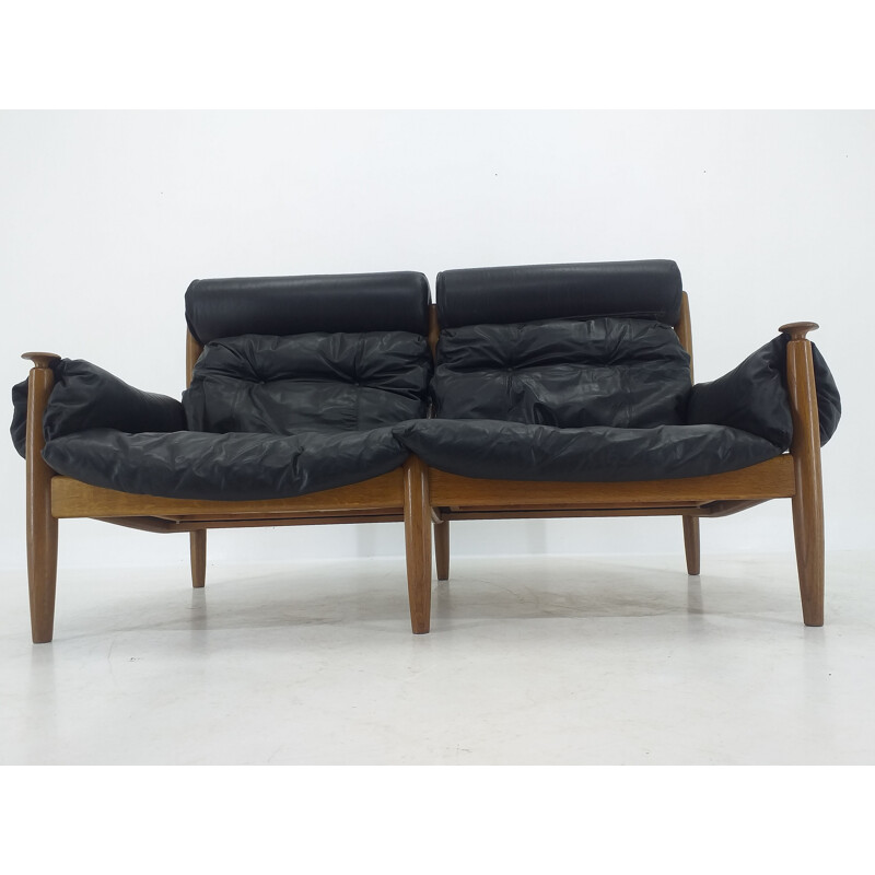 Canapé vintage en cuir de Sergio Rodrigues pour Profilia Werke, 1960