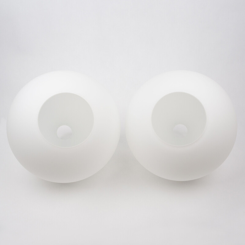 Pair of vintage Danish lamps Satelit by Wilhelm Wohlert for Louis Poulsen, 1959